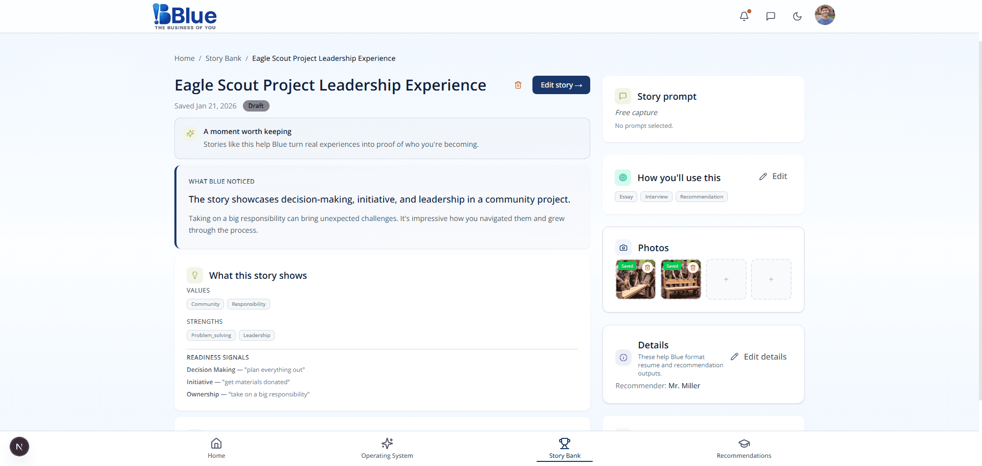 Use it when it matters