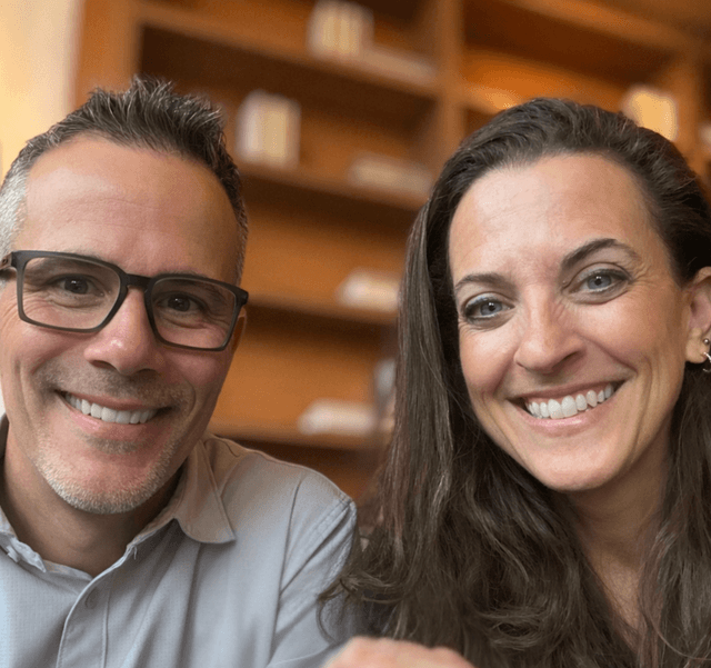 Nick Coniglio and Marnie Stockman, founders of Blue